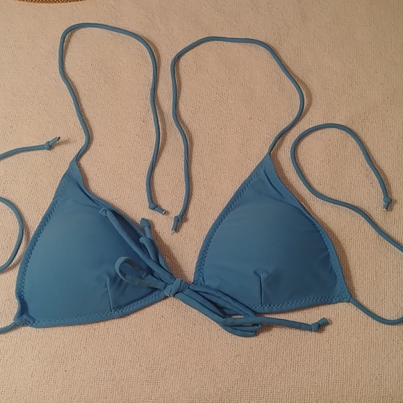 NWOT Blue String Bikini - Picture 5 of 8